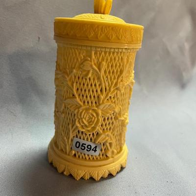 Plastic hors d’oeuvres coctail fork holder