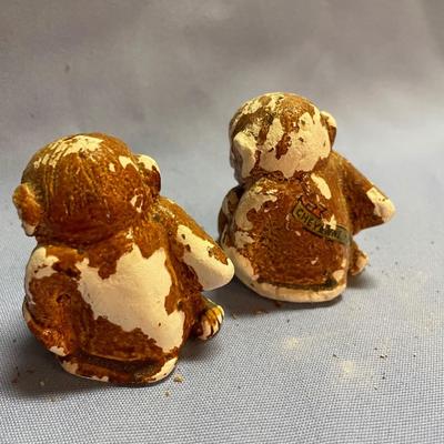 Monkey salt & pepper shakers