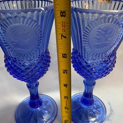 Avon George & Martha Washington goblets