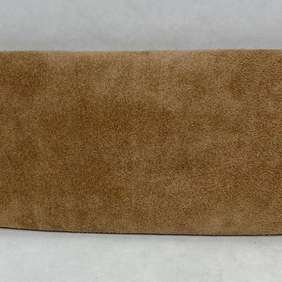 Faux Suede Jewelry Wallet