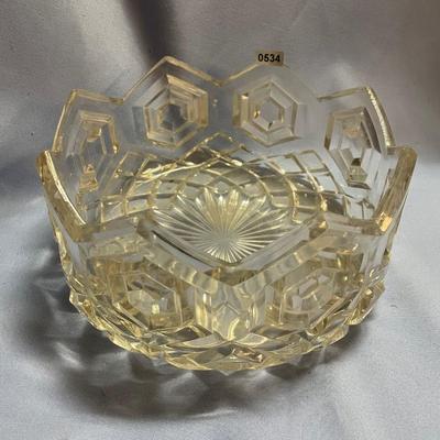 Hexagonal bowl