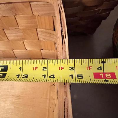 Lot of 13 Baskets - Longaberger, Vintage, Rustic