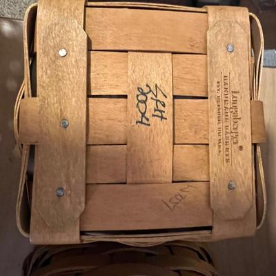 Lot of 13 Baskets - Longaberger, Vintage, Rustic