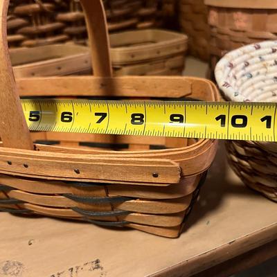 Lot of 13 Baskets - Longaberger, Vintage, Rustic