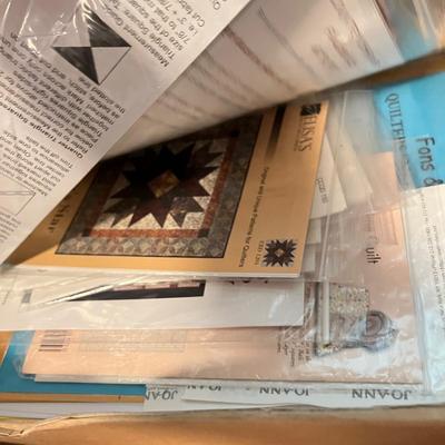 HUGE Quilters Lot - Tools, Projects, Fabric, Sewing, Tabletop Ironing Board