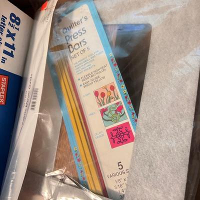 HUGE Quilters Lot - Tools, Projects, Fabric, Sewing, Tabletop Ironing Board