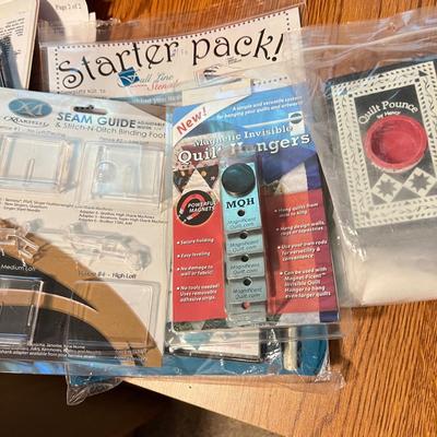 HUGE Quilters Lot - Tools, Projects, Fabric, Sewing, Tabletop Ironing Board
