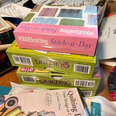 HUGE Quilters Lot - Tools, Projects, Fabric, Sewing, Tabletop Ironing Board