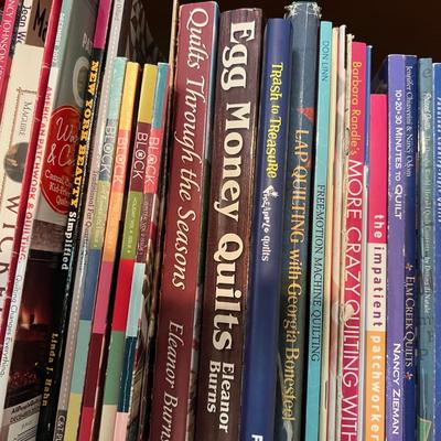Huge Lot Crafting Books - Jewelry, Quilts, Paper, Sewing, Embroidery, Crafting
