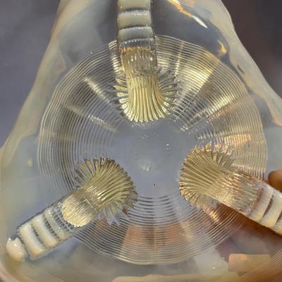 Northwood opalescent 3 footed bowl