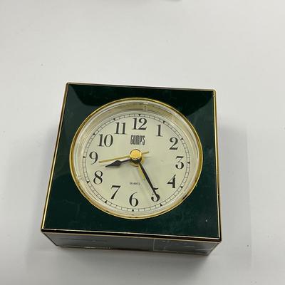 815 Galassi Italian Clock w/ Decorative Urn & Candlestick