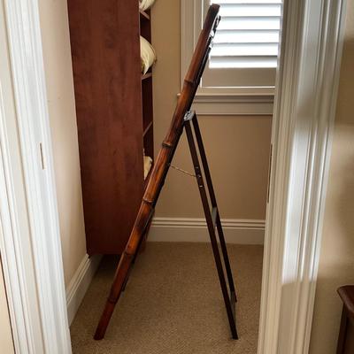 819 Wooden Collapsible 3-Step Ladder