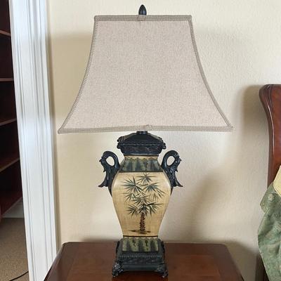 826 Pair of Palm Tree Style Lamps