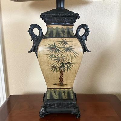 826 Pair of Palm Tree Style Lamps