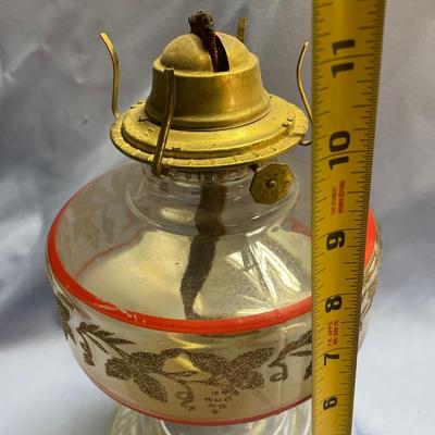 Oil burning lamp