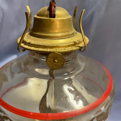 Oil burning lamp