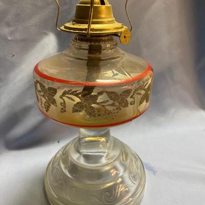 Oil burning lamp
