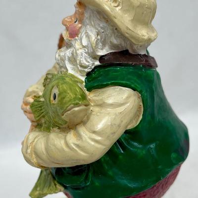 Christmas Ornament Fishing Santa