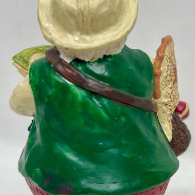 Christmas Ornament Fishing Santa