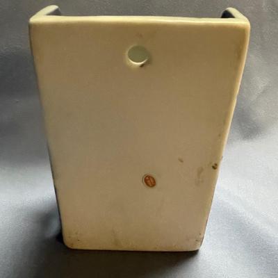Blue/white match holder