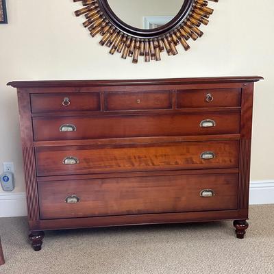 834 LANE Mahogany Secretary Chest of Drawers