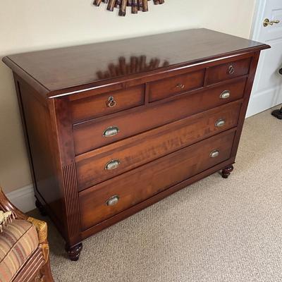 834 LANE Mahogany Secretary Chest of Drawers