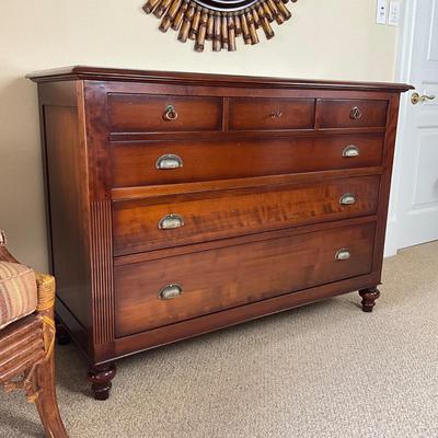 834 LANE Mahogany Secretary Chest of Drawers