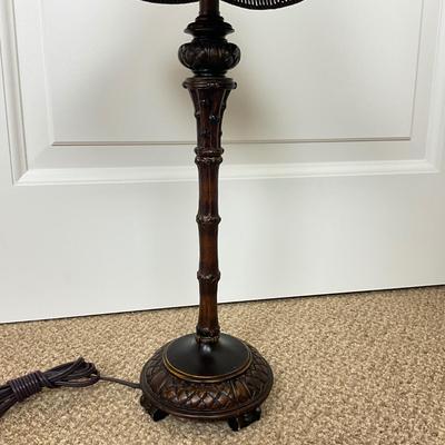 836 Rattan Style Candlestick Lamp