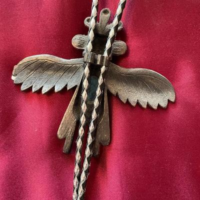 Bolo tie turquoise thunderbird