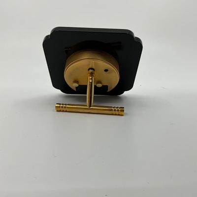 842 Faberge Mother of Pearl Black Deck Clock