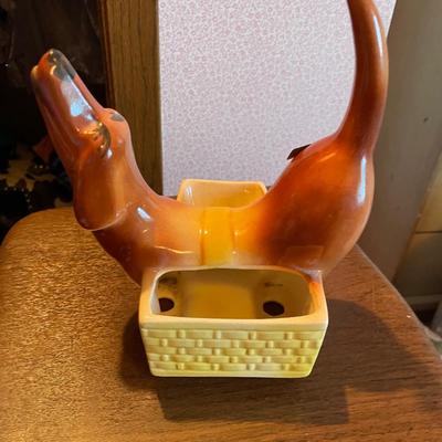 1950’s A.L. Hirsch dachshund dresses caddy