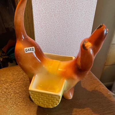 1950’s A.L. Hirsch dachshund dresses caddy