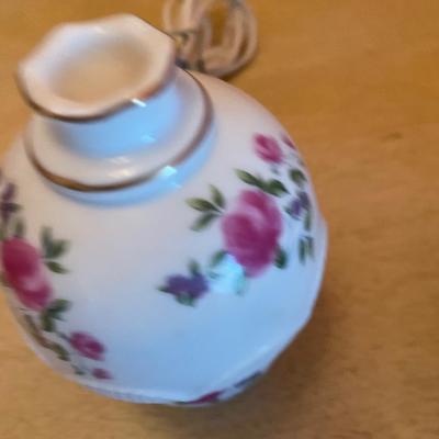 Vintage I RICE mini porcelain lamp