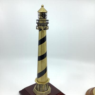 911 Brass Bell and Cape Hatteras Lighthouse Statue