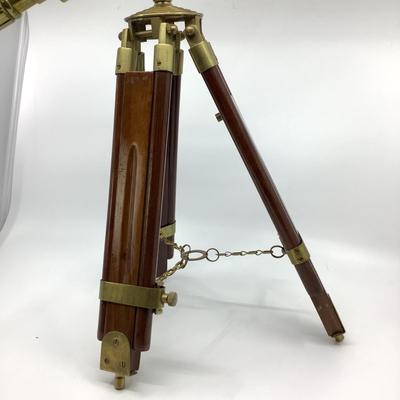 913 Small Brass Telescope on Stand