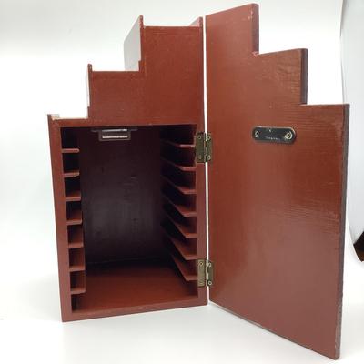 922 Leather Tissue Holder , Faux Book CD Holder, Book Box