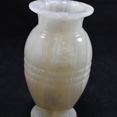 Creamy Onyx Vase 6”