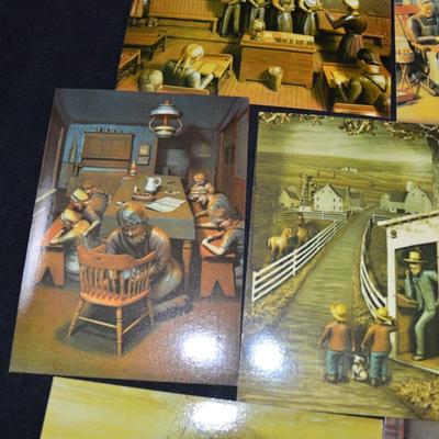 14 Vintage Unused Amish Country PA Postcards