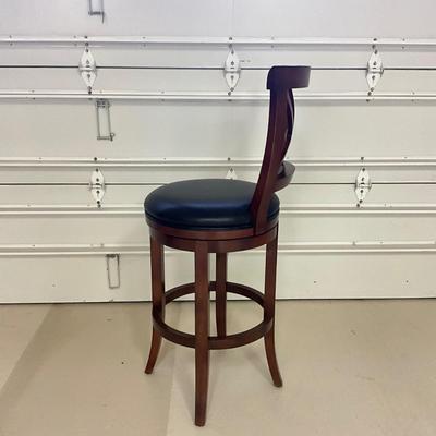 936 Set of Four FRONTGATE Mahogany Barstools
