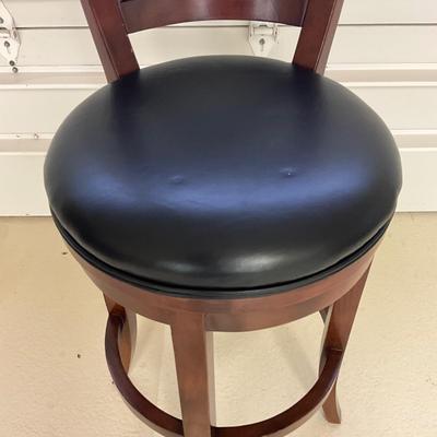 936 Set of Four FRONTGATE Mahogany Barstools