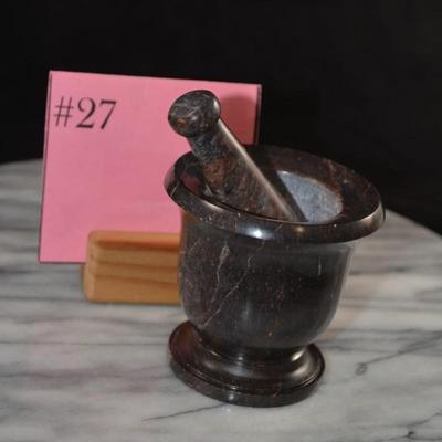Small Soapstone Mortar & Pestle 3”