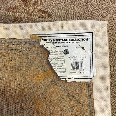 938 Country Heritage Collection Wool Star Design Hooked Rug
