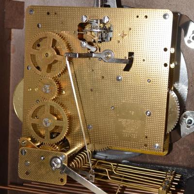 Howard Miller Triple Chime Key-Wind Mantle Clock, Model 612 429 15” Tall