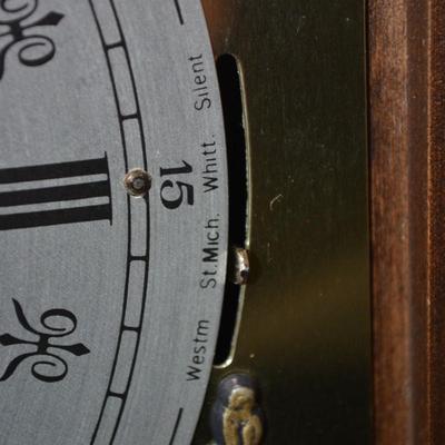 Howard Miller Triple Chime Key-Wind Mantle Clock, Model 612 429 15” Tall