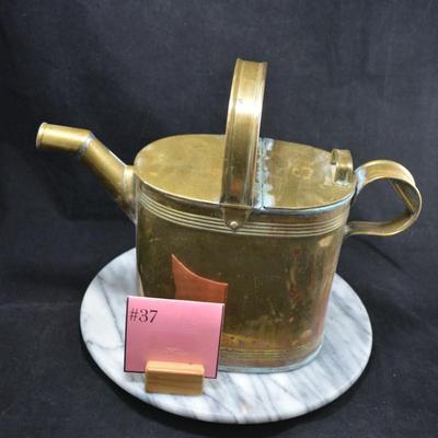 Vintage Brass Watering Can 11”