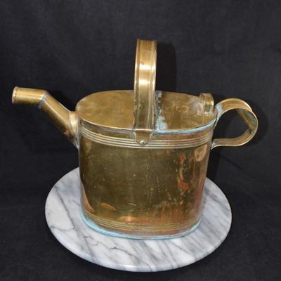 Vintage Brass Watering Can 11”