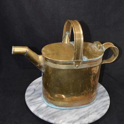 Vintage Brass Watering Can 11”