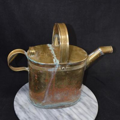 Vintage Brass Watering Can 11”