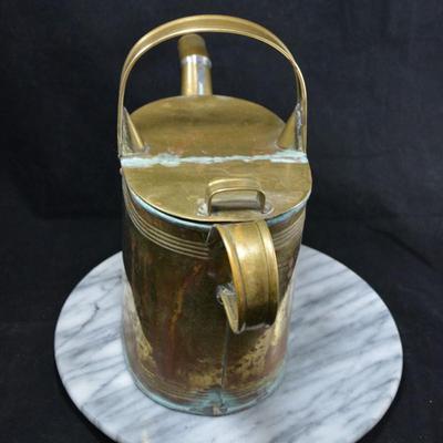 Vintage Brass Watering Can 11”
