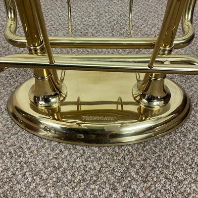 851 Frontgate Brass Magazine Rack